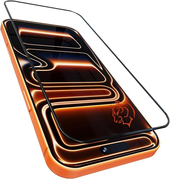 URUCHI iPhone 18 Pro Max / 17 Pro Max Anti-Statik Ekran Koruyucu, HD Tam Kapsamlı Ekran Kapağı Cam Filmi