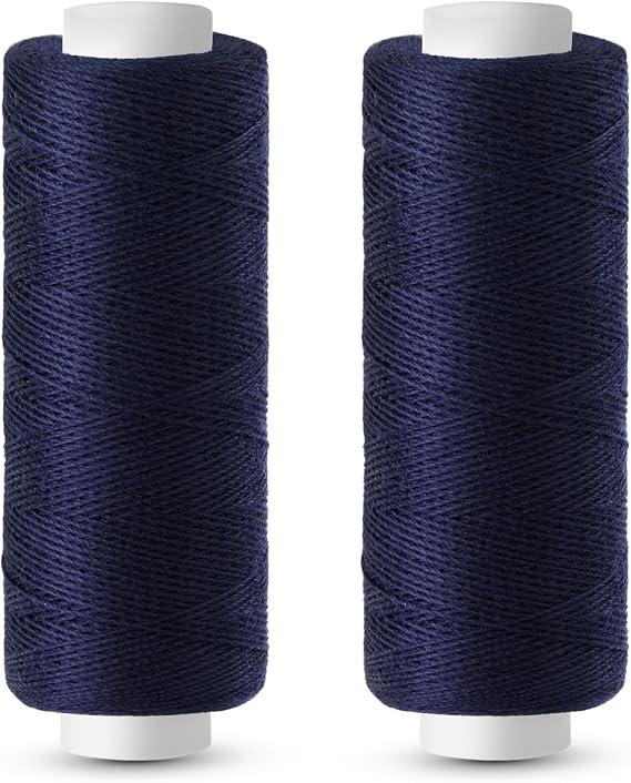 Sewing Thread, Navy Threads, 2 PCS 200 Yards Sewing Machine Thread