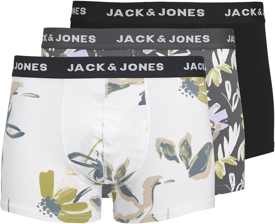 JACK & JONES Jacabstract Trunks 3 Pack Sn Jacabstract Trunks 3'lü Paket Sn Erkekler