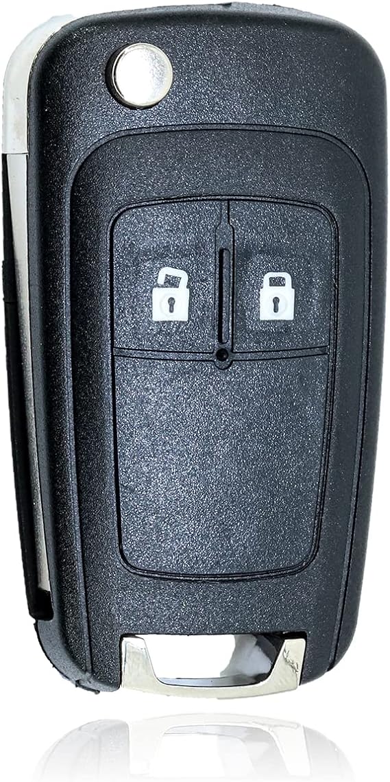 2 Button Replacement Remote Flip Key Fob Case Shell Fix For Compatible with Opel Vauxhall Buick Astra Insignia Vectra Chevrolet Cruze Aveo Spark Captiva Orlando