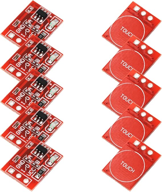 10pcs High Sensitivity Capacitive Touch Switch Module TTP223 Capacitive Switch Button Module Various Device Capacitive Touch Switching