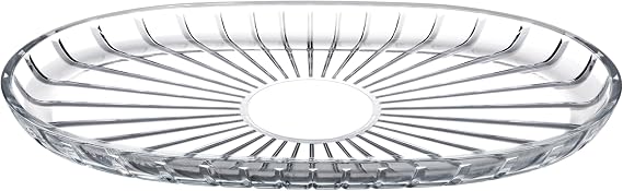 Paşabahçe ELEGANT OVAL SERVİS TABAĞI 163X278 MM 000-SEFFAF 1 OFSET HEDİYELİK KUTU 6 PAŞABAHCE