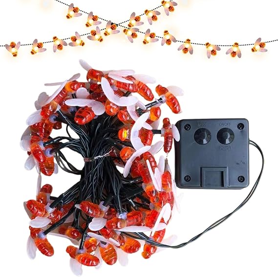 Solar String Lights Outdoor Ambient Lighting Garden Decor