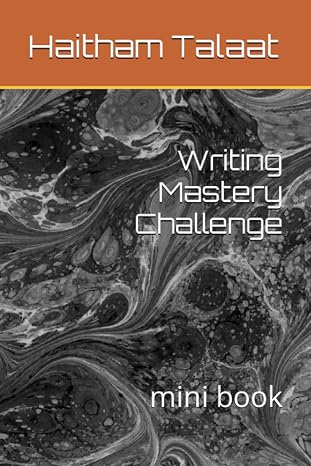 Writing Mastery Challenge: mini book