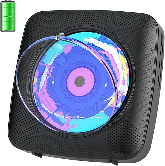 CD Player Portable: Kegaudio CD Players for Home with Speakers Bluetooth