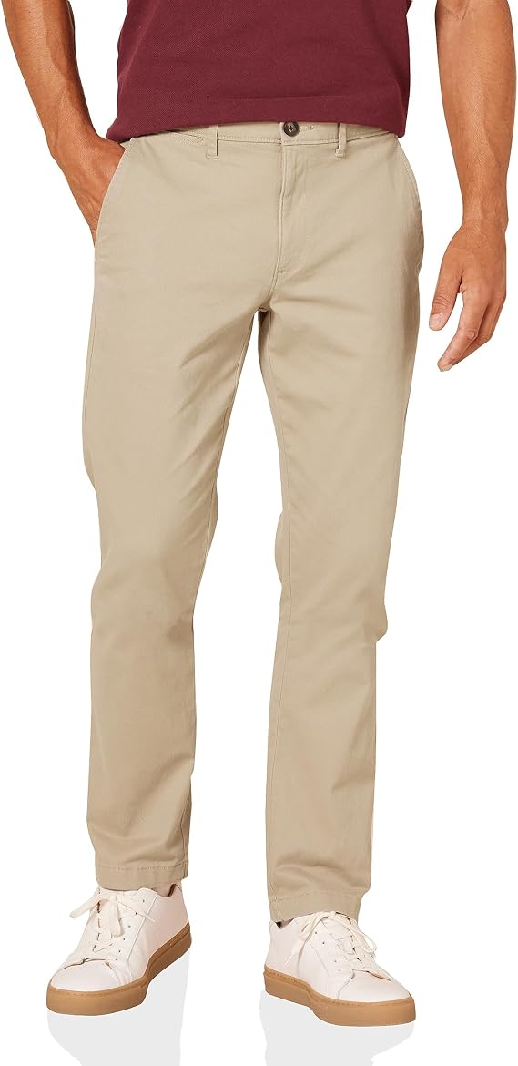Amazon Essentials Men's Slim-Fit All-Day Stretch Casual Chino Trouser
