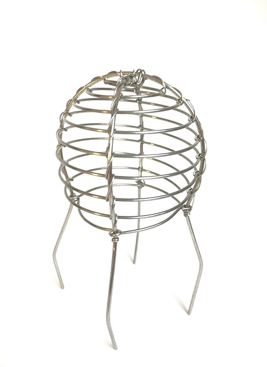 4 Pack - Gutter Pipe Leaf Guard Wire Balloon 50-63mm - Galvanised