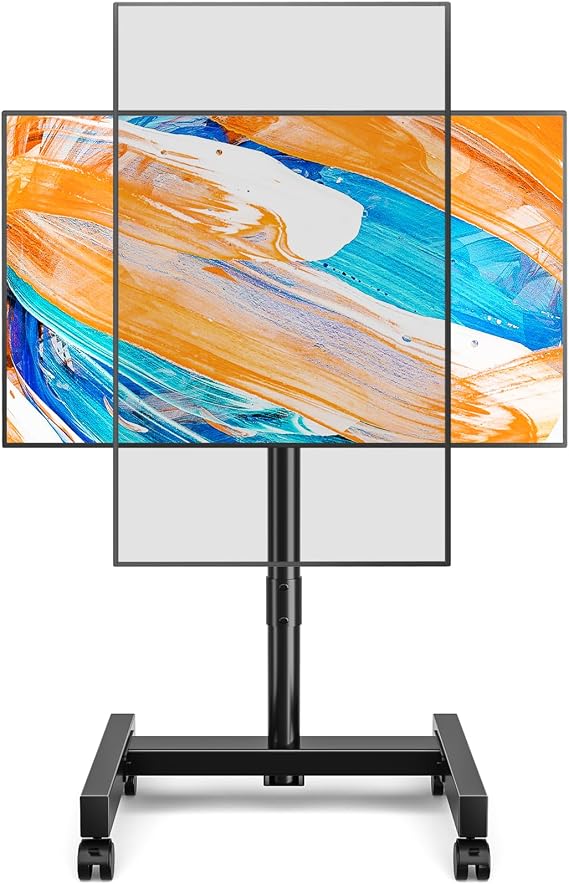 TVON Floor TV Stand for 13-50 inch Screens, Holds up to 20kg, VESA 200x200