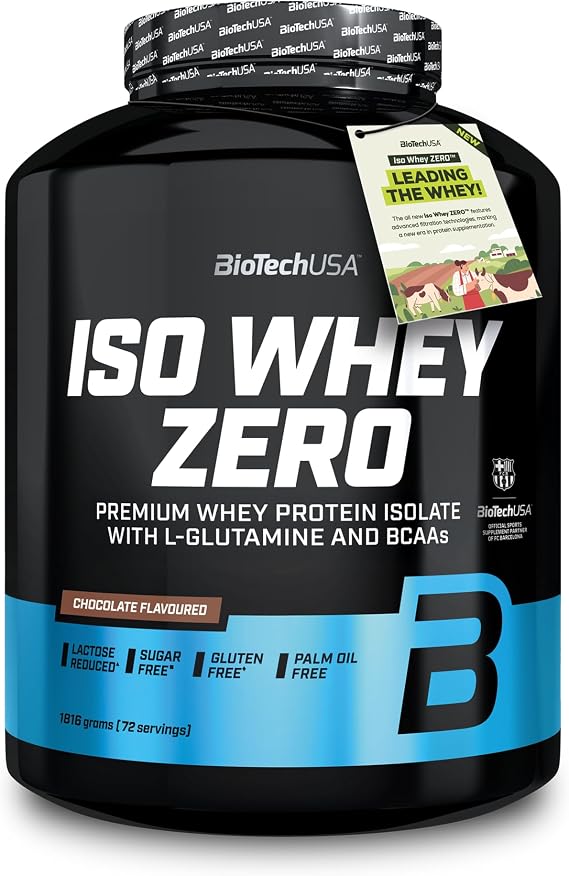 BioTechUSA Iso Whey Zero | Whey Isolate | with BCAA and Glutamine