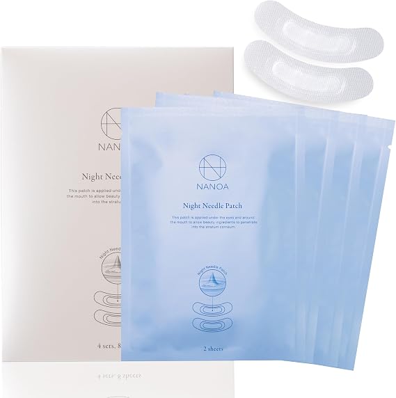 NANOA NANOA Eye Patches Needle Patches Human Stem Cell Exosome Eye Pack Hyaluronic Acid Night Eye Care 4 Applications 8 Pieces