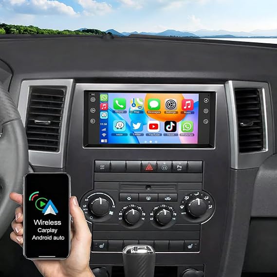 7" Car Stereo Radio For Jeep Grand Cherokee 2008-2010 Carplay Android