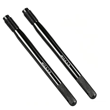 2PCS Wheel Alignment Pin, M14 x 1.5 Steel Wheel Hanger Rim Stud Pilot Pin Guide Studs for Changing Tires on Cars (2PCS-M12*1.5)