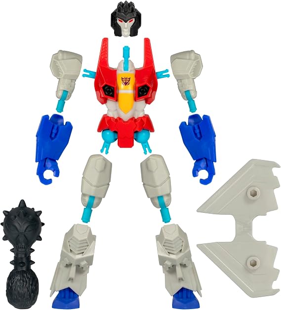 Transformers MixMashers Starscream kişisel kombine edilebilir aksiyon figürü ve aksesuarları