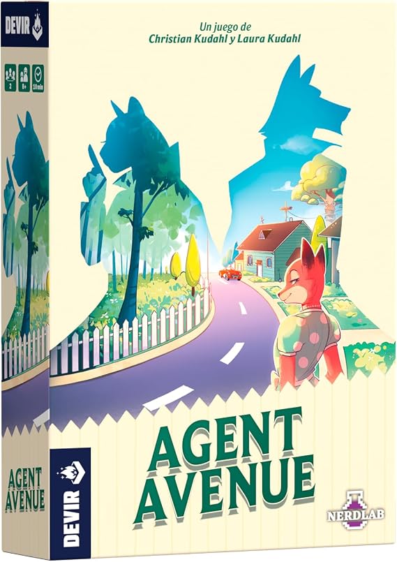Devir Agent Avenue, board game, duel, game for two, fast game, from 8 years old (BGAAVES)