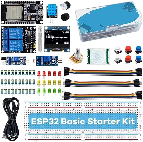 ESP32 Basic Starter Kit ESP-32S WiFi Bluetooth Development Board Learning Kit