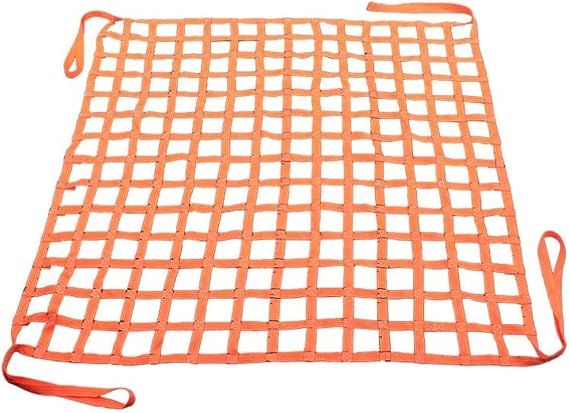 Cargo Net Cargo Net Lifting Cargo Net Lifting Net Lifting Work Gear Nylon Lifting Sling Net Heavy Duty Cargo Net Flat Webbing Net Lifting Net Bungee Cargo Net Cargo Net Cargo Net Mesh 3.9 inches 1 x