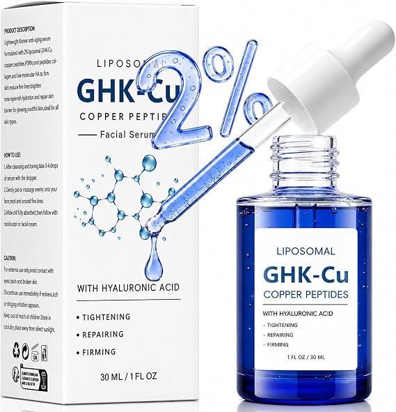 GHK-Cu Copper Peptides Serum for 2% GHK-Cu, PDRN & Multi-Peptides