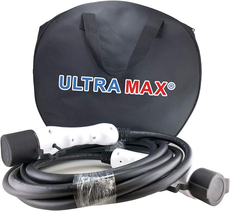 EV Charging Cables Type 1 to 2; 32A; 5 meters | EV/Electric Car Charger Cable