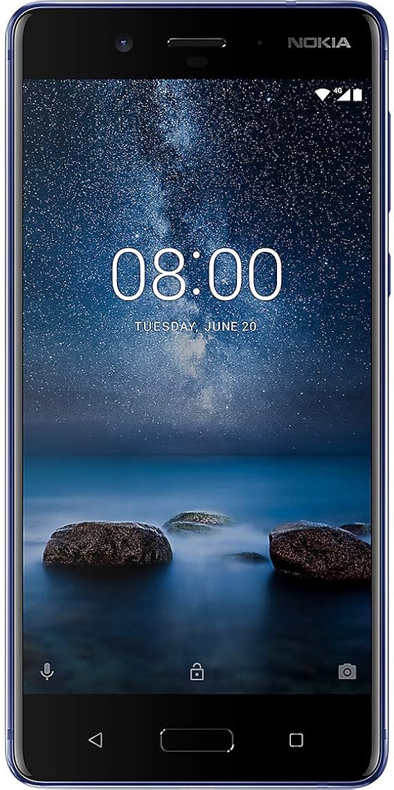 Nokia 8 4 GB UK SIM-Free Smartphone - Polished Blue