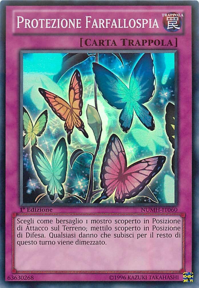 Yu Gi Oh NUMH-IT060 - Butterfly Protection - Number Hunter - 1st Edition - Super Rare