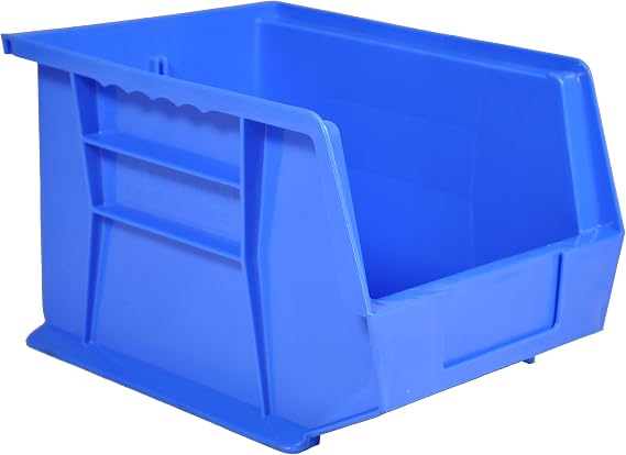 Rhino Tuff Bin35 Blue Plastic Storage Parts Bins, Pack of 10