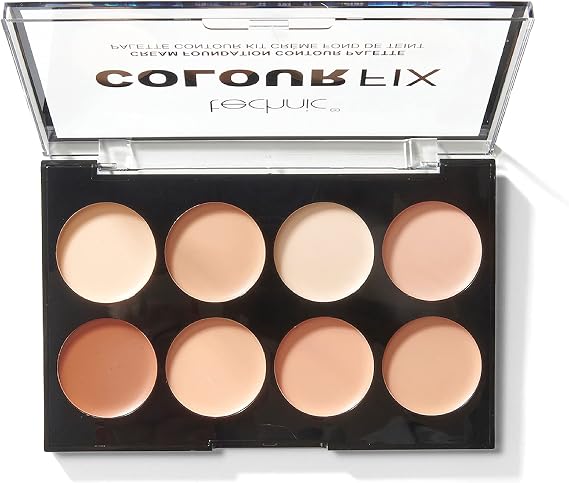 Technic Colour Fix Cream Foundation Contour Palette - 8 Shades - 28g