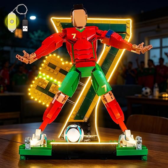 LocoLee ライトキット Lego43016 クリスティアーノ・ロナウドに対応 – サッカーレジェンド- 実際のモデルのみのライトではなく、LED照明アクセサリーレゴエディションと互換性あり43016用ライト