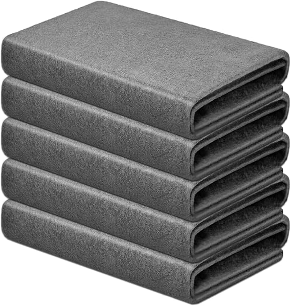 Vicloon Magic Cleaning Cloth,5 Pieces Microfiber Cleaning Cloth,30cm*30cm Thick Magic Cleaning Cloth,Microfiber Towels,Cleaning Wipes for Kitchen,Glass,Window,Car
