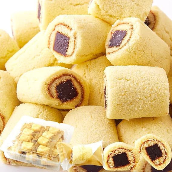 Tennensei Natural Living Yōkan Shigure 23 pieces Japanese Sweets, Yōkan, Confectionery, Castella, Snack, Tea Time Treat, Individually Wrapped