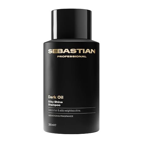Sebastian Professional Dark Oil | Professional Revitalizing Shampoo | For Silky & Shiny Hair | Shine & Anti-Frizz | Suitable For All Hair Types