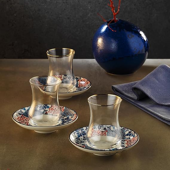 Sandro Moreno 1898 Lisbon 12 Piece Six Person Tea Set 150 ml