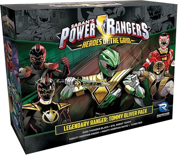 Renegade Game Studios Power Rangers: Heroes of The Grid: Legendary Ranger: Tommy Oliver,Black