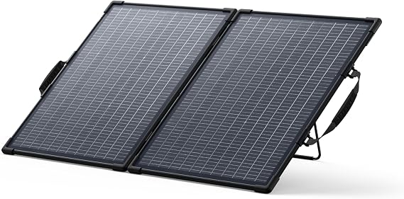 Anker SOLIX PS100, 100W Bifacial Portable Solar Panel, Foldable