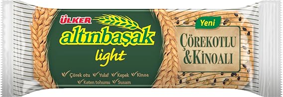 ÜLKER Altınbaşak Çörekotlu ve Kinoalı Bisküvi, 40 Gr
