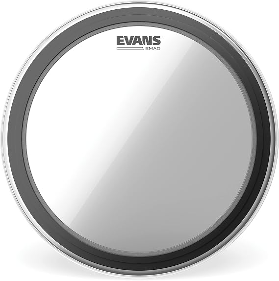 Evans Bass Drum Heads - EMAD Clear Bass Drumhead - BD16EMAD - 16 Inch
