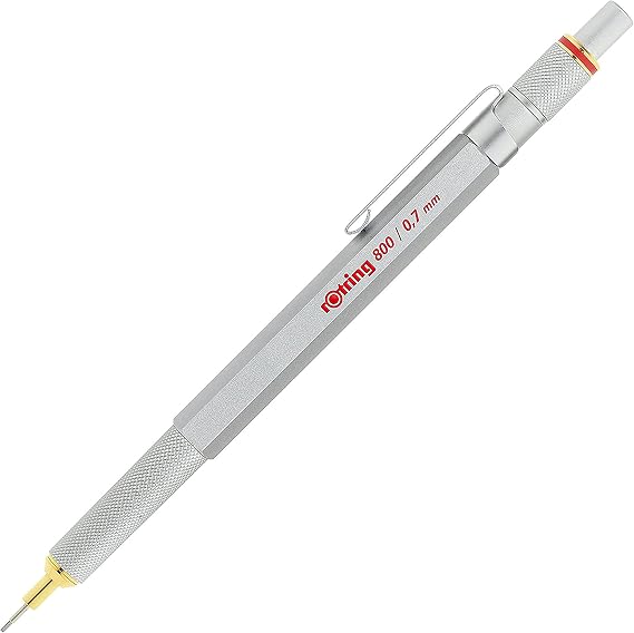 Rotring 800 Mekanik Kurşun Kalem 0.7 mm, Krom - 1904448