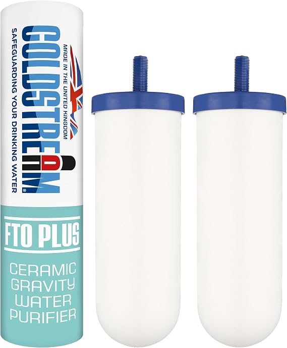 Coldstream Replacement Gravity Filter CF163W, Compatible Upgrade with Stainless Steel Gravity Filter housings (2)