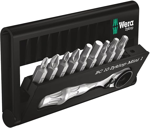 Wera Uç Çeşitleri Bit-Check 10, Zyklop Mini 1, 10 Parça, 05073645001