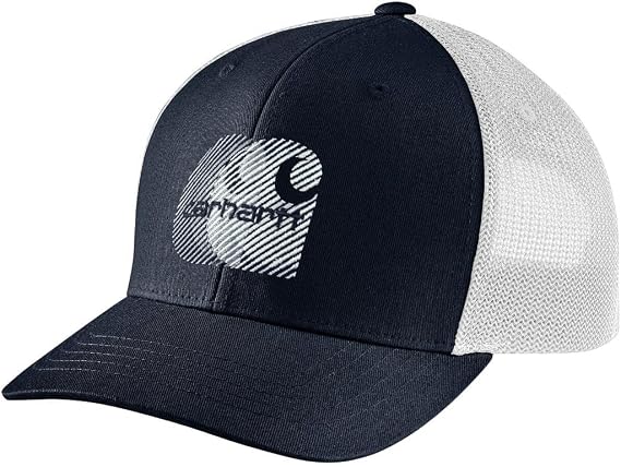 Carhartt Men's Canvas Mesh-Back Logo Embroidered Cap Baseball Cap