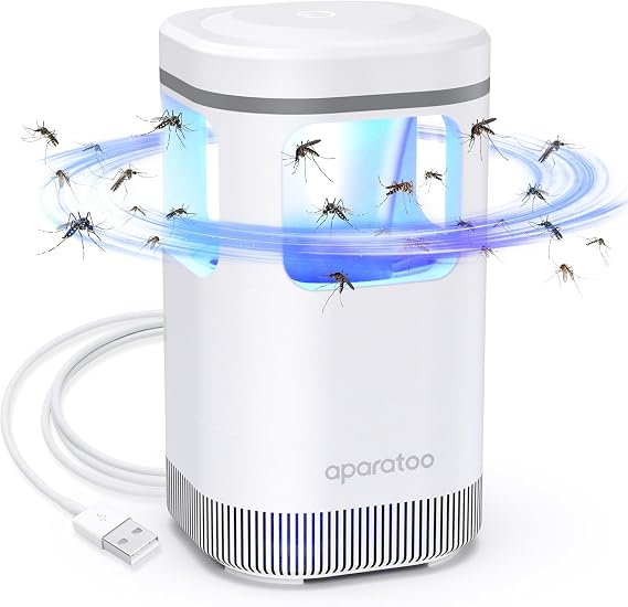 Fly Killer, Mosquito Killer Lamp Electric Fly Zapper Bug Trap, USB Fruit Flies Killers UV Insect Killers Bug Zapper for Bedroom, Camping, Kitchen,Office,Safe Flies Catcher Outdoor Indoor for Home Use