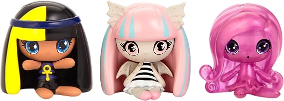 Monster High Minis 3-er Pack, inkl. Getting Ghostly Cleo de Nile, Rochelle Goyle und Ari Hauntington
