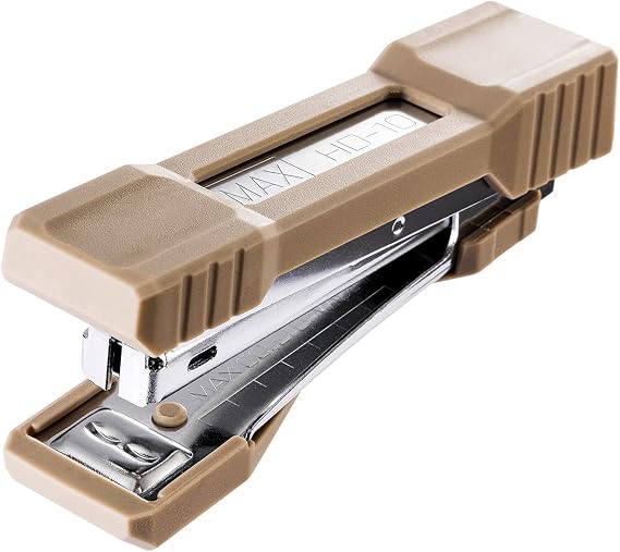 Max Stapler, 20 Sheets Binding, HD-10GK/BJ, Beige