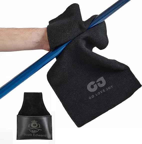 Snooker Cue Towel & Snooker Chalk Holder Set