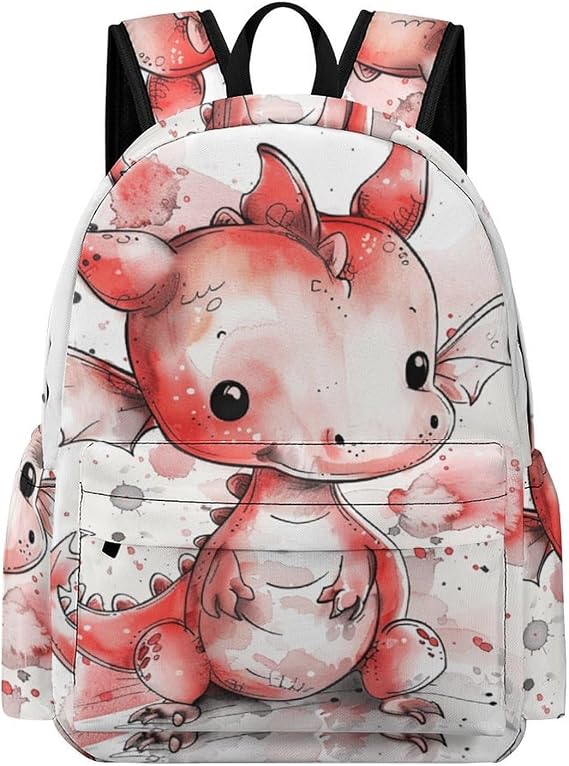 Ink Style Dragon Travel Backpack for Men Women 15.6 Inch Laptop Backpacks Carry On Backpack Work Business Backpacks