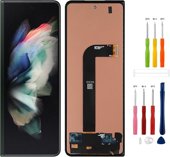 TFT Digital Display Replacement Compatible with Galaxy Z fold 3 5G SM-F926 F926B F926U (No Fingerprint) LCD Display Touch Screen Digitizer Assembly with Repair Tools-No Fingerprint
