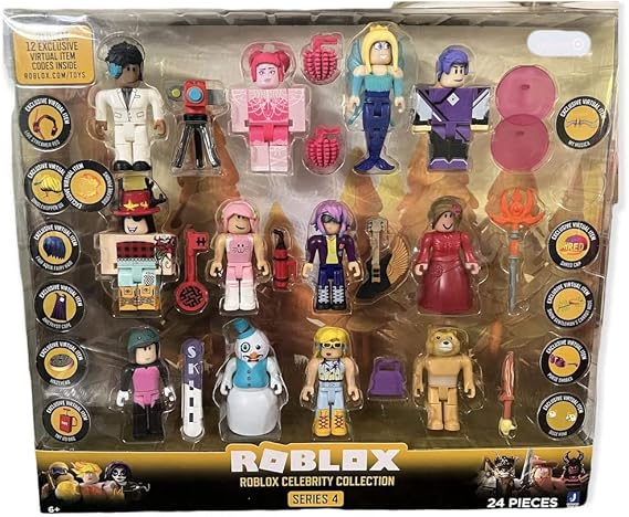 Roblox Celebrity Collection - Series 4 Figure 12 Pack Robrox Classic Limited Virtual Item 12