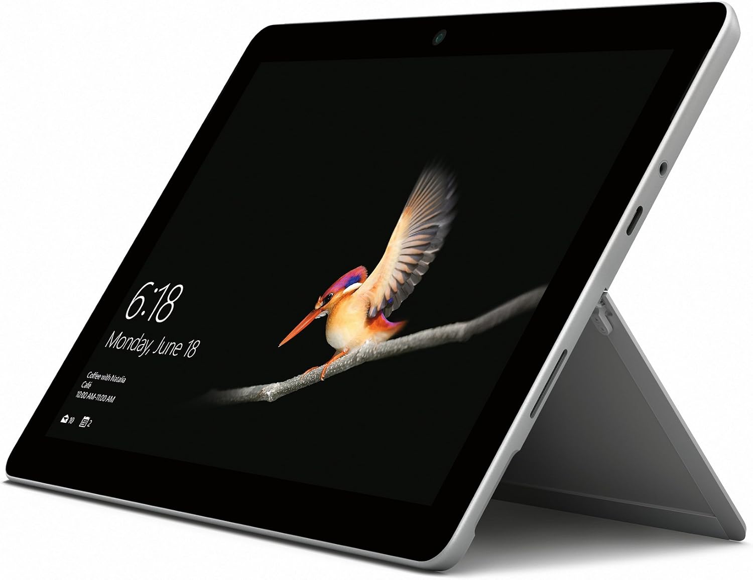 Microsoft Surface Go 10-inch PixelSense Display  Windows 10 Home S mode  7th Generation Intel® Pentium® Gold 4415Y  eMMC 64GB  Memory 4GB  Office Home & Business 2016  Silver MHN-00014