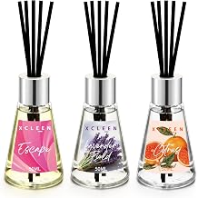 Xcleen 3 Pack Reed Diffuser Set, 5.1Oz