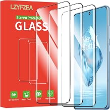 3-Pack Screen Protector for OnePlus 12R, 3D Curved Edge, High Transparent 9H Hardness, Anti-Scratch, Bubble-Free Installation