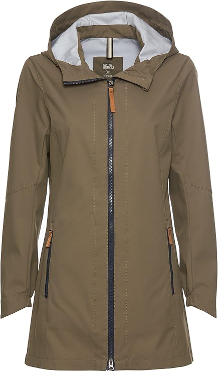 camel active Women's Softshell Jacket Made from Recycled Polyester Water-Repellent